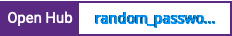 Open Hub project report for random_password_generator