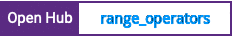 Open Hub project report for range_operators