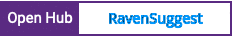 Open Hub project report for RavenSuggest