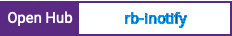 Open Hub project report for rb-inotify