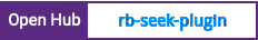 Open Hub project report for rb-seek-plugin