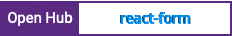 Open Hub project report for react-form