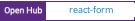 Open Hub project report for react-form