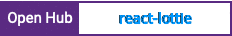 Open Hub project report for react-lottie