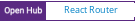 Open Hub project report for React Router