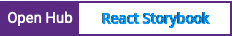 Open Hub project report for React Storybook