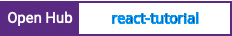 Open Hub project report for react-tutorial
