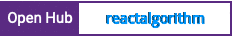 Open Hub project report for reactalgorithm