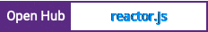 Open Hub project report for reactor.js