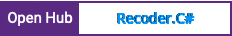 Open Hub project report for Recoder.C#