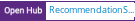 Open Hub project report for RecommendationSystem