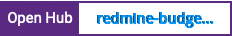 Open Hub project report for redmine-budget-plugin