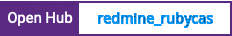 Open Hub project report for redmine_rubycas