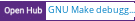 Open Hub project report for GNU Make debugger (remake)