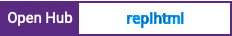Open Hub project report for replhtml