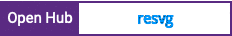 Open Hub project report for resvg
