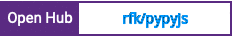 Open Hub project report for rfk/pypyjs
