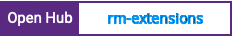 Open Hub project report for rm-extensions