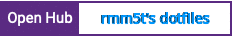Open Hub project report for rmm5t's dotfiles