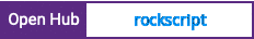 Open Hub project report for rockscript