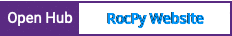 Open Hub project report for RocPy Website