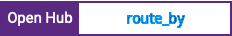 Open Hub project report for route_by
