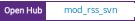 Open Hub project report for mod_rss_svn