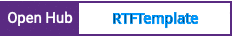 Open Hub project report for RTFTemplate