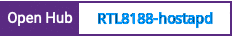 Open Hub project report for RTL8188-hostapd
