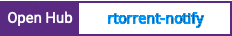 Open Hub project report for rtorrent-notify