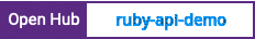 Open Hub project report for ruby-api-demo