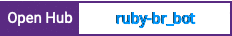 Open Hub project report for ruby-br_bot