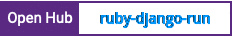 Open Hub project report for ruby-django-run