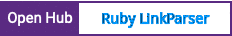 Open Hub project report for Ruby LinkParser
