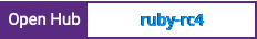 Open Hub project report for ruby-rc4
