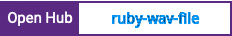 Open Hub project report for ruby-wav-file