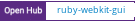 Open Hub project report for ruby-webkit-gui