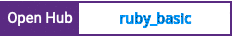 Open Hub project report for ruby_basic