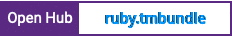 Open Hub project report for ruby.tmbundle