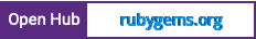 Open Hub project report for rubygems.org