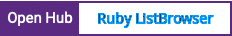 Open Hub project report for Ruby ListBrowser