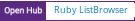 Open Hub project report for Ruby ListBrowser