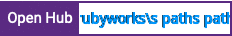 Open Hub project report for rubyworks's path