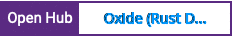 Open Hub project report for Oxide (Rust Development Environment)