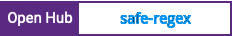 Open Hub project report for safe-regex