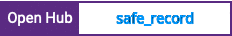 Open Hub project report for safe_record