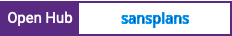 Open Hub project report for sansplans