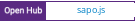 Open Hub project report for sapo.js