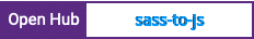 Open Hub project report for sass-to-js