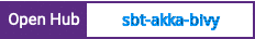 Open Hub project report for sbt-akka-bivy